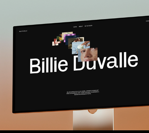 Projekt strony Billie Duvalle