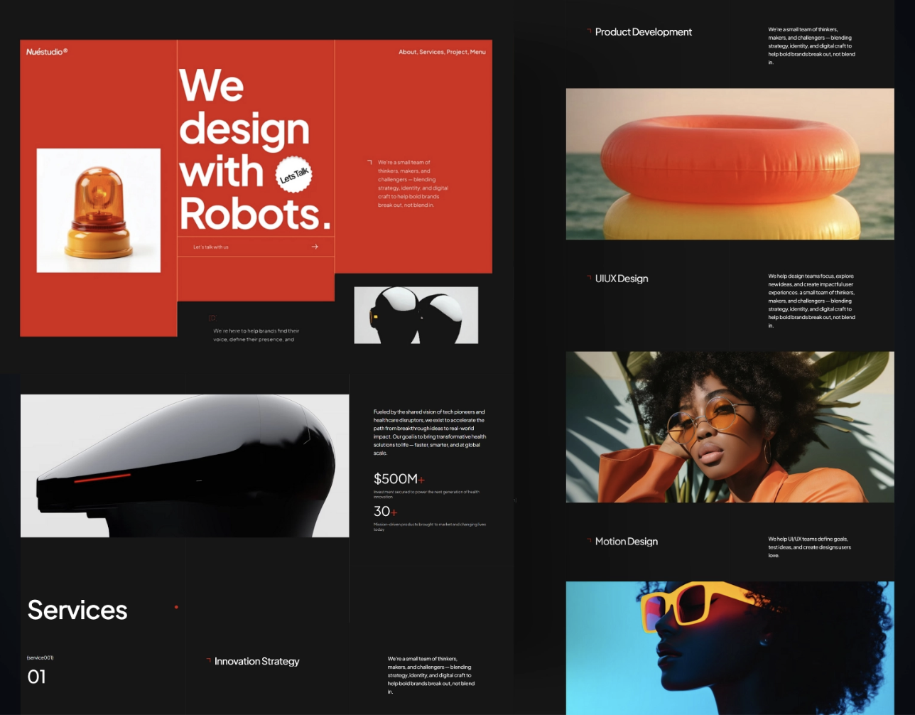 Projekt strony robotycznej